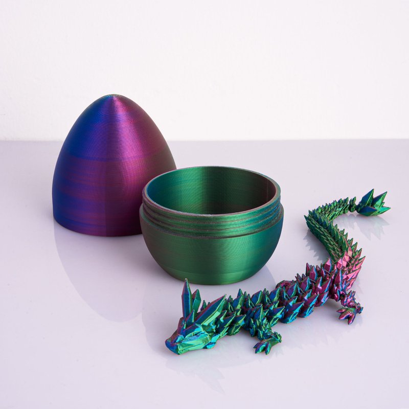 Shop Ep Designlab 2-pack Dragon Eggs, Easter Gifts In Purple