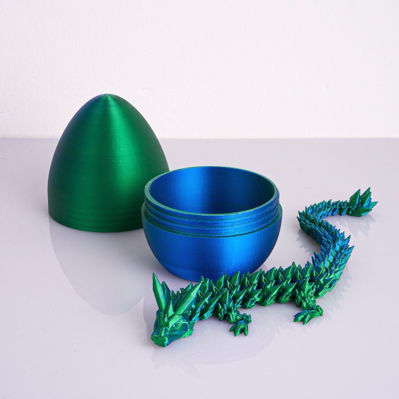 Shop Ep Designlab 2-pack Dragon Eggs, Easter Gifts In Green