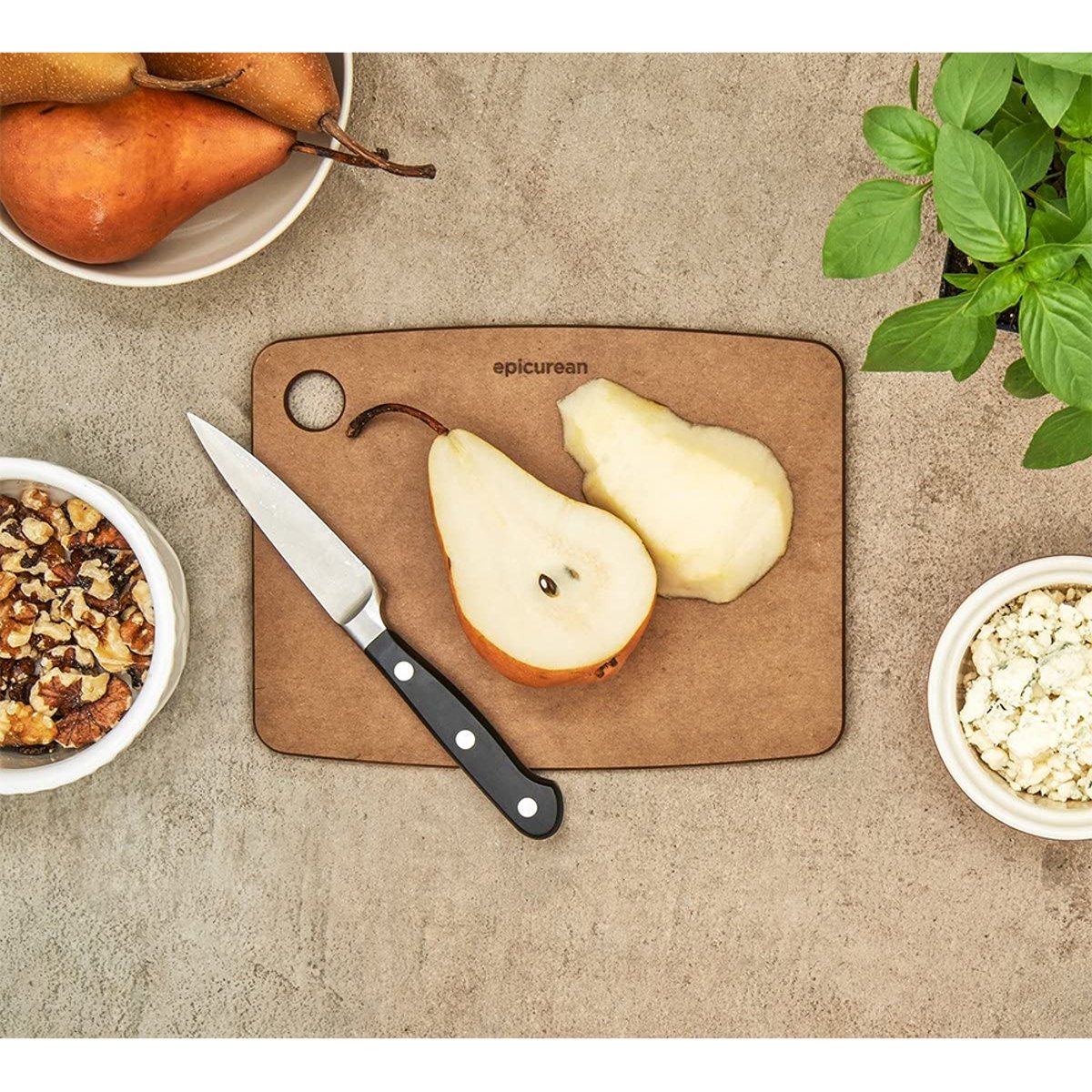 Nutmeg Epicurean Kitchen Series Cutting Board 11.5" x 9" 