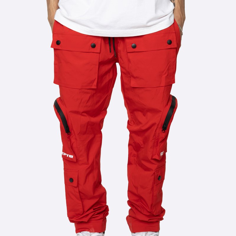 Eptm Dave East "dope Boy" Cargo Pants In Red