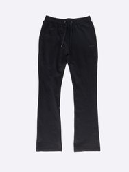 Eptm French Terry Flare Pants - Black