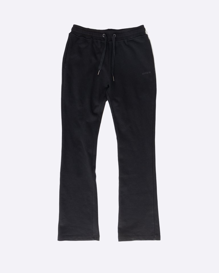 Eptm French Terry Flare Pants - Black
