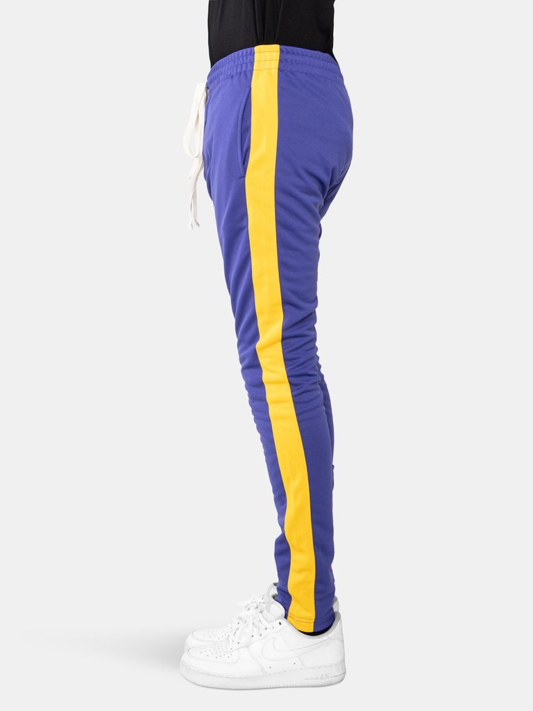 Eptm Track Pants - Purple/Yellow