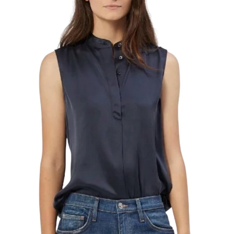 Shop Equipment Therese Silk Top In Blue