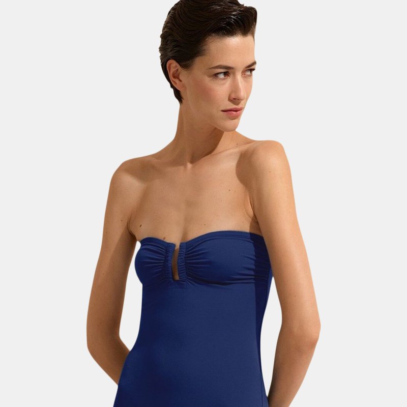 Eres Cassiopee Bustier One Piece In Blue
