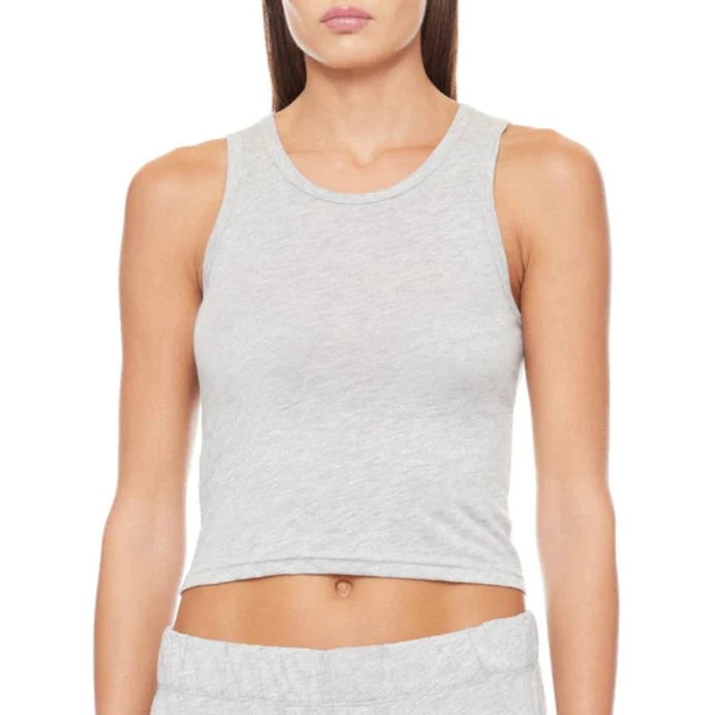 Shop Éterne Fitted Tank In Grey