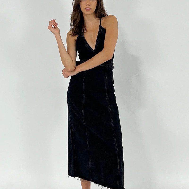 Shop Etica Callista Maxi Dress In Black