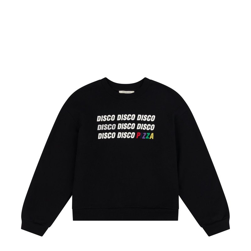 Etre Cecile Disco Pizza Classic Sweatshirt In Black