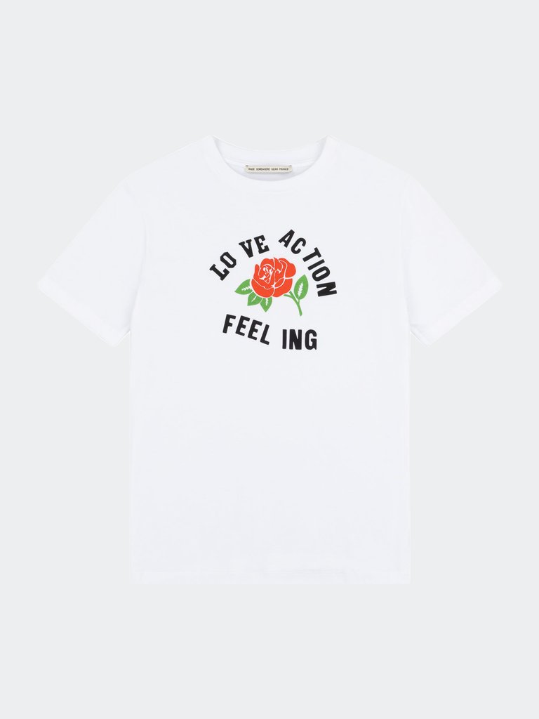 Etre Cecile Rose Classic T-Shirt - White