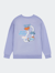Street Racer Boyfriend Sweatshirt - Cosmic Sky