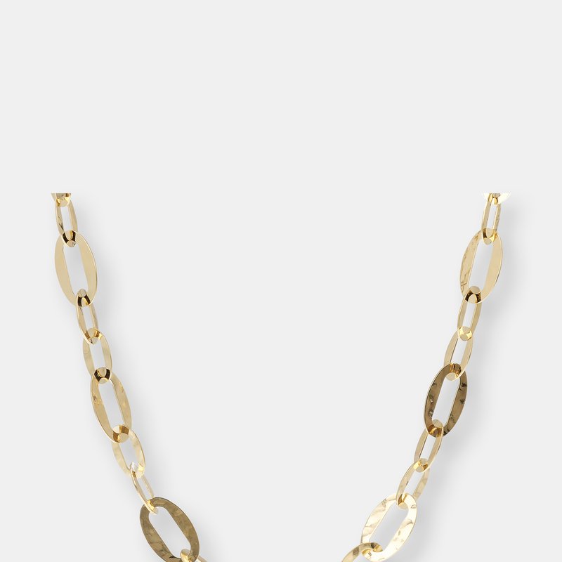 Shop Etrusca Gioielli 18kt Gold Plated Chain Neckalce In Yellow