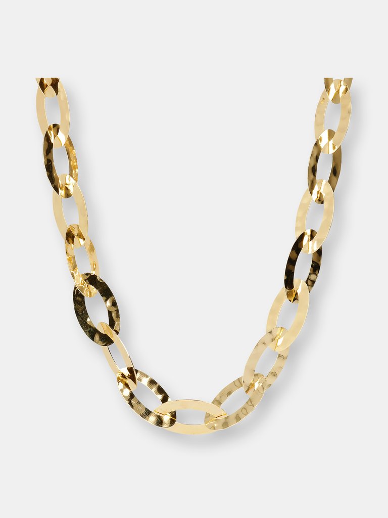 18KT Gold Plated Chain Necklace size 32"