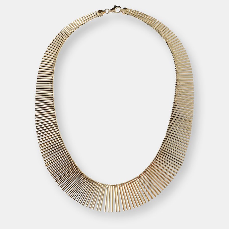 Etrusca Gioielli 18kt Graduated Cleopatra Necklace In Yellow