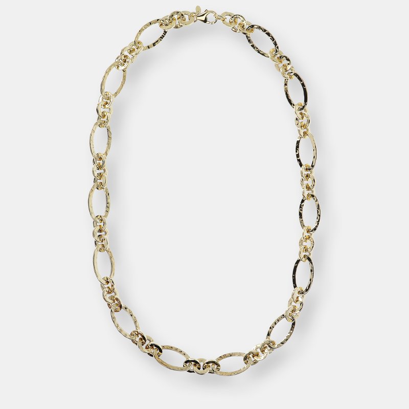 Etrusca Gioielli Bold 18kt Gold Plated Chain Necklace In Yellow