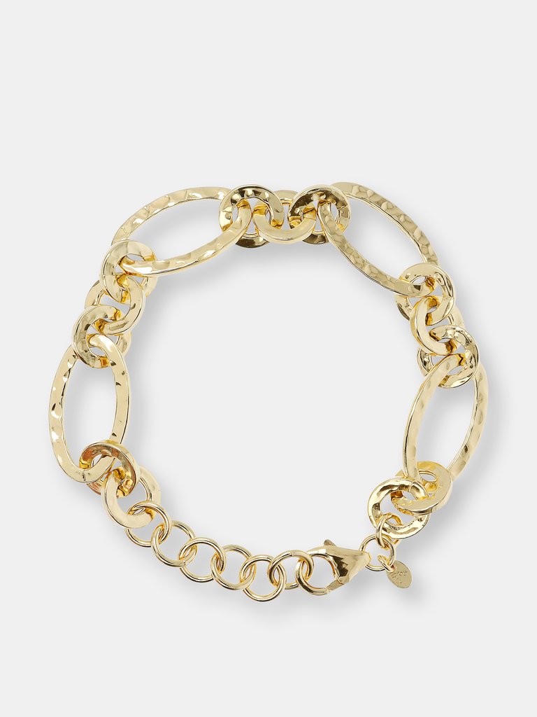 Bold Chain Bracelet size 7.75" - Yellow Gold