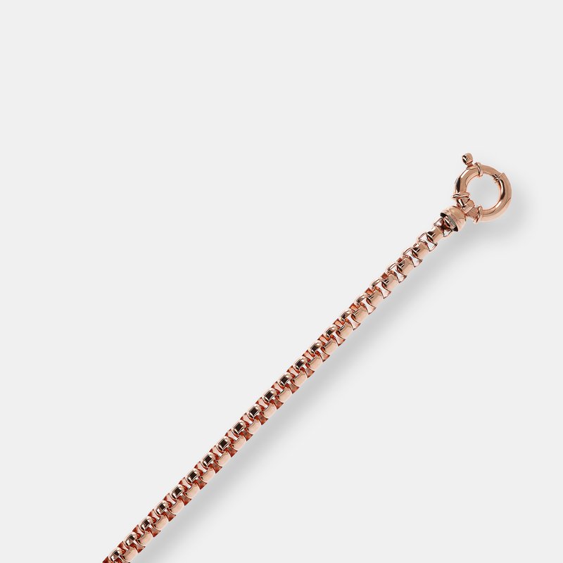 Shop Etrusca Gioielli Box Link Bracelet In Pink