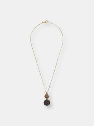 Coin Pendant Necklace - Yellow Gold