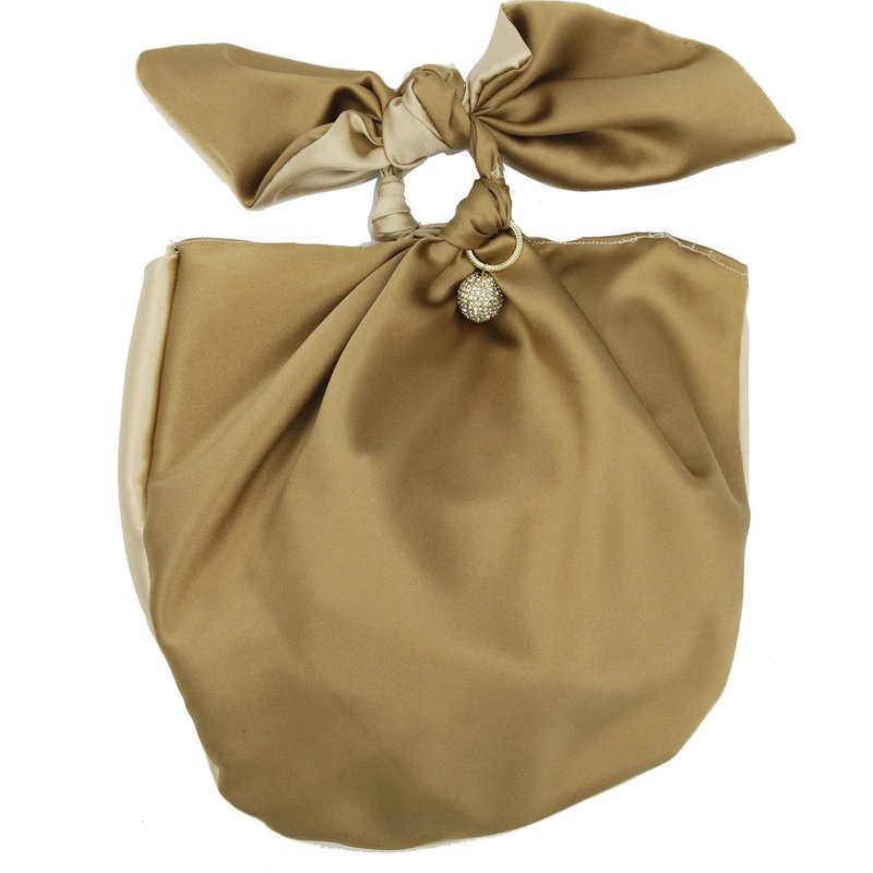 Ettika Bow Clutch Bag In Brown
