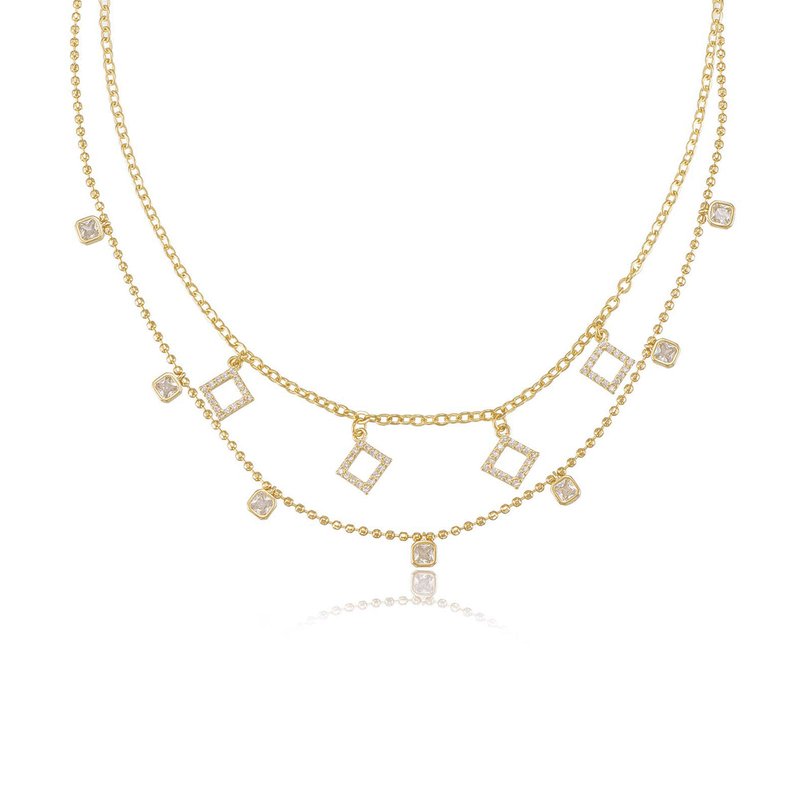 Shop Ettika Crystaline 18k Gold Plated Necklace Set
