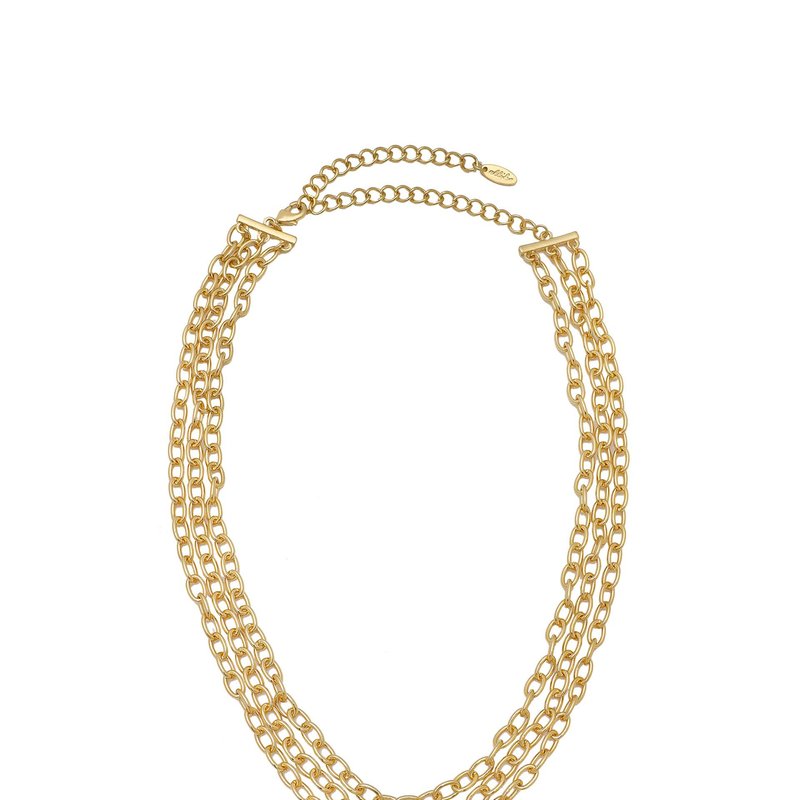 Ettika Infinity 18kt Gold Plated Layered Necklace In Yellow