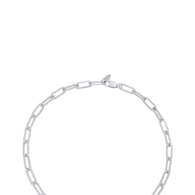 Shop Ettika Interlinked Chain Necklace In White