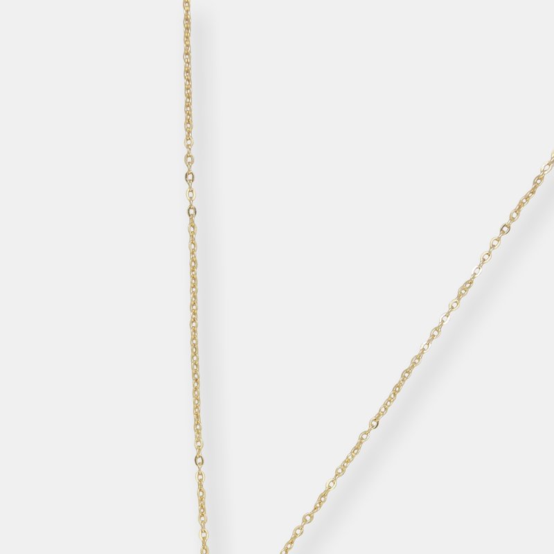 Ettika Keepsake Kyocera Opal & 18kt Gold Plated Necklace