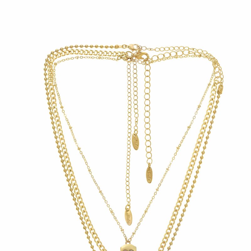 Ettika Love To Love 18k Gold Plated Necklace Set