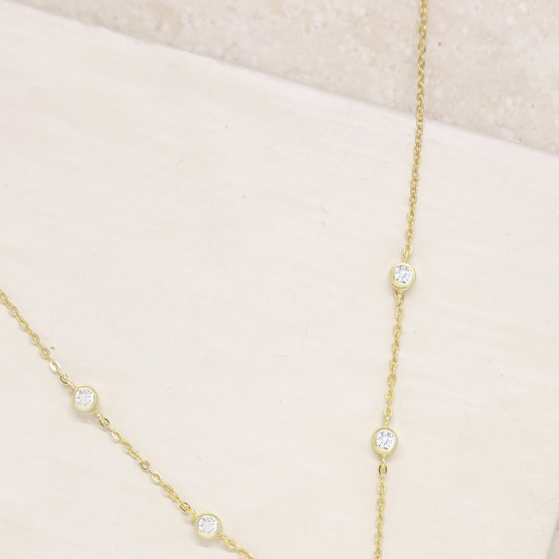 Ettika Olivia Opal And Crystal Necklace