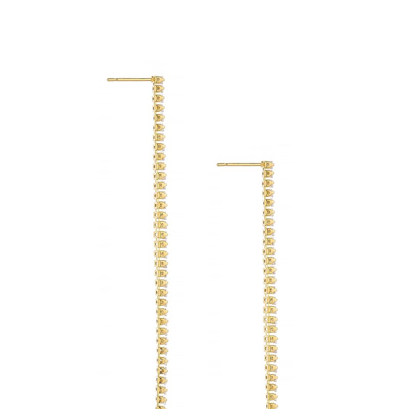 Shop Ettika Singular Crystal 18k Gold Plated Drop Earrings