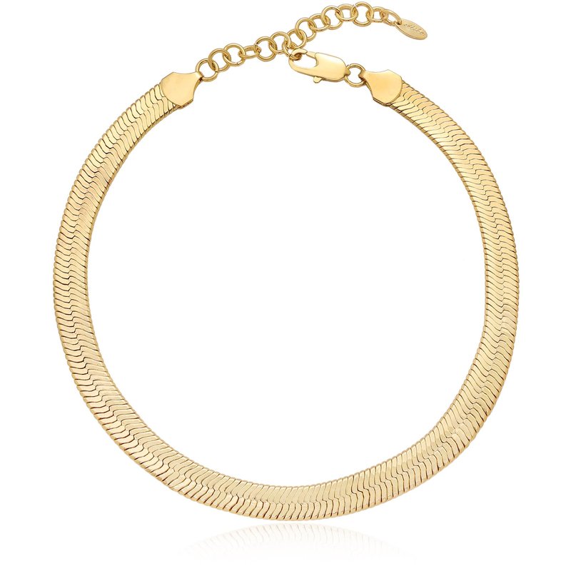 Shop Ettika Snake Smooth Chain 18k Gold Plated Necklace