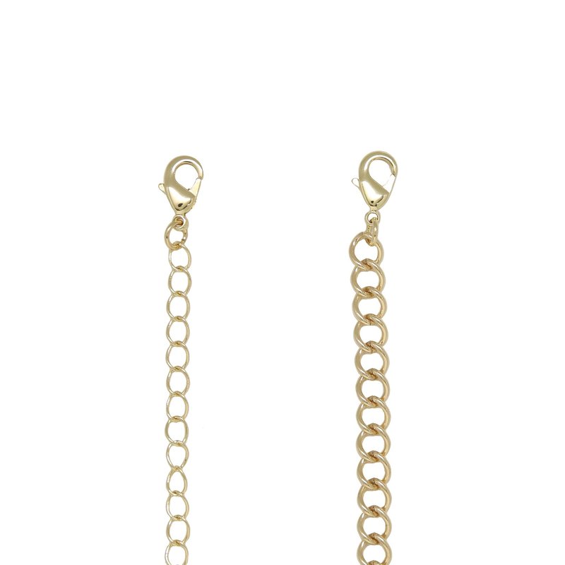 Ettika Standard & Statement 18k Gold Plated Extender Pack Of 2 In Grey