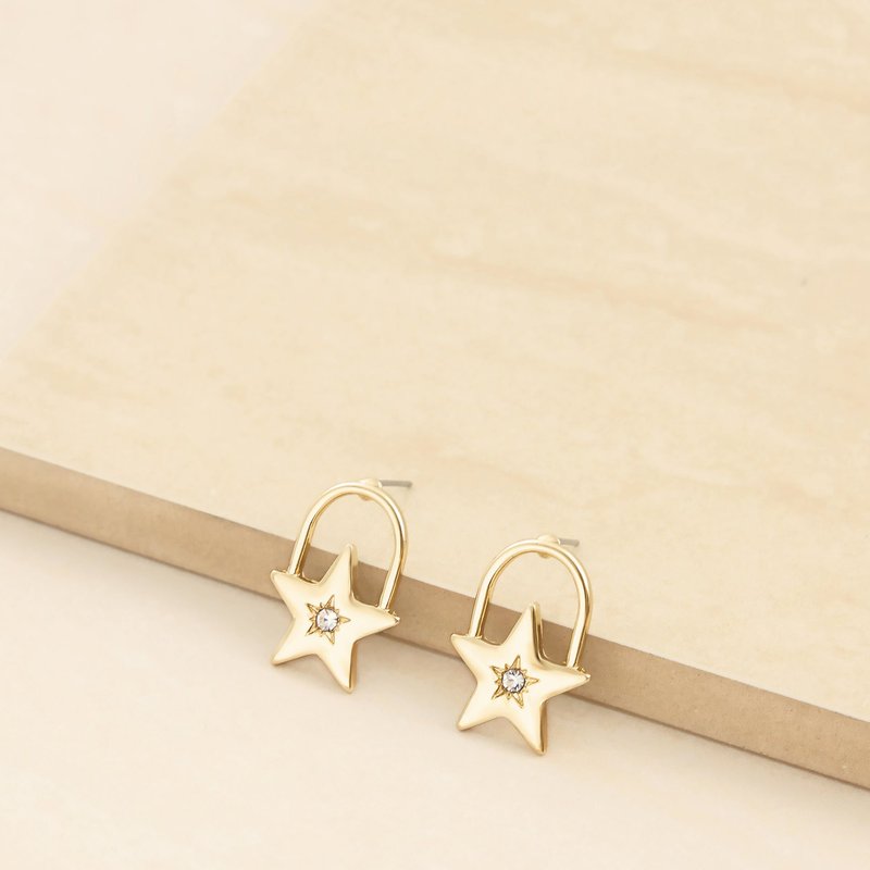 Ettika Star Power 18k Gold Plated Earrings