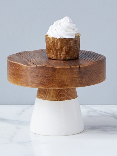etúHOME White Mod Block Cake Stand, Small product