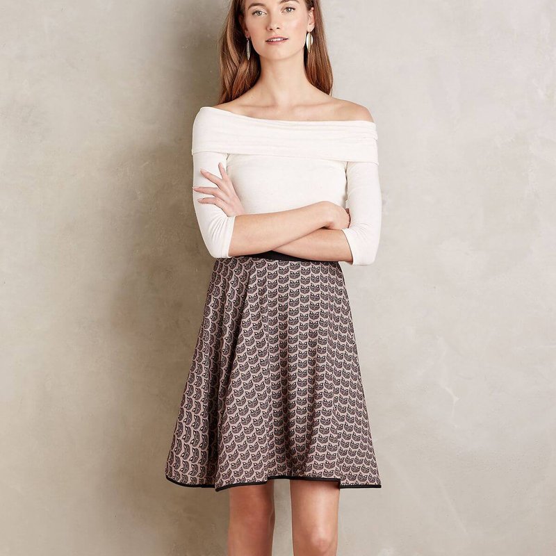Eva Franco Fox Skirt In Brown