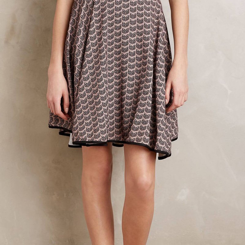 Shop Eva Franco Fox Skirt In Brown