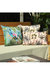 Palm Tree Outdoor Cushion Cover Blush - One Size