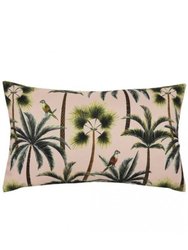 Palm Tree Outdoor Cushion Cover Blush - One Size - Blush
