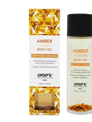 Amber Jojoba Crystal Organic Body Oil