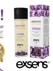 Amethyst Sweet Almond Crystal Massage Oil