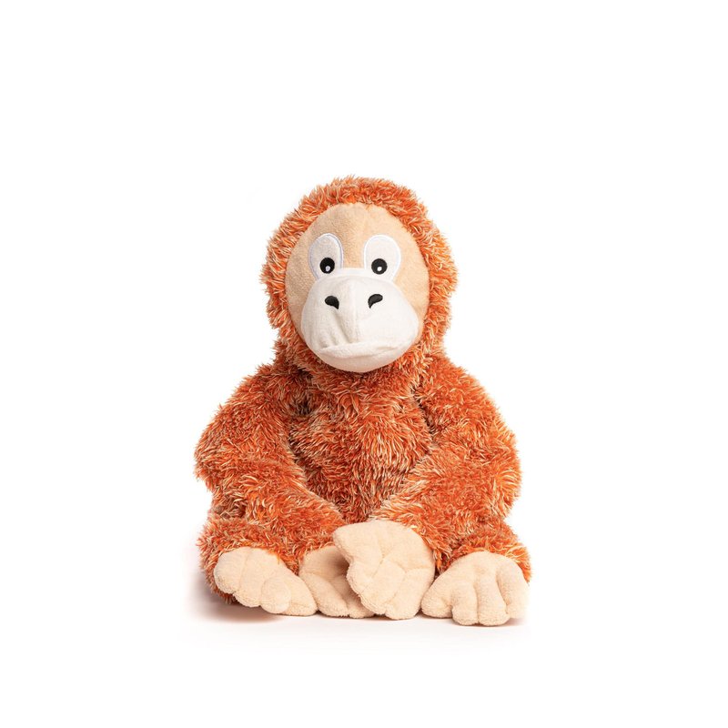 Fabdog Fluffy Orangutan In Brown