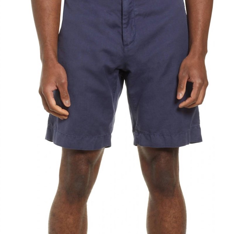 Faherty Cloud Cotton Harbor Short In Navy In Blue