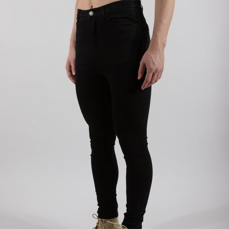Fang Essential High-waisted Skinny Jeans In Black