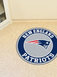 New England Patriots Roundel Rug - Blue/Silver