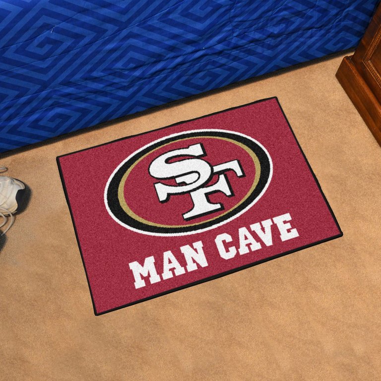 San Francisco 49ers Man Cave Starter Mat Accent Rug