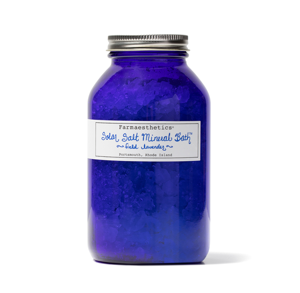 Farmaesthetics Field Lavender Solar Salt Mineral Bath – 16 oz