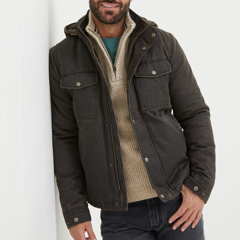 Fatface Hadley Hooded Jacket In Brown