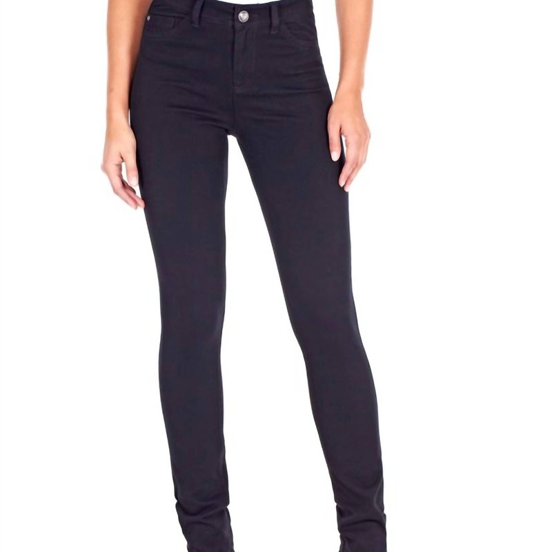 Fdj Love Petite Olivia Slim Leg Jeans In Indigo In Black
