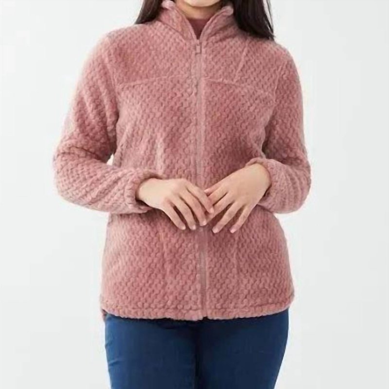 Shop Fdj Textured Zip Front Jacket In Pink