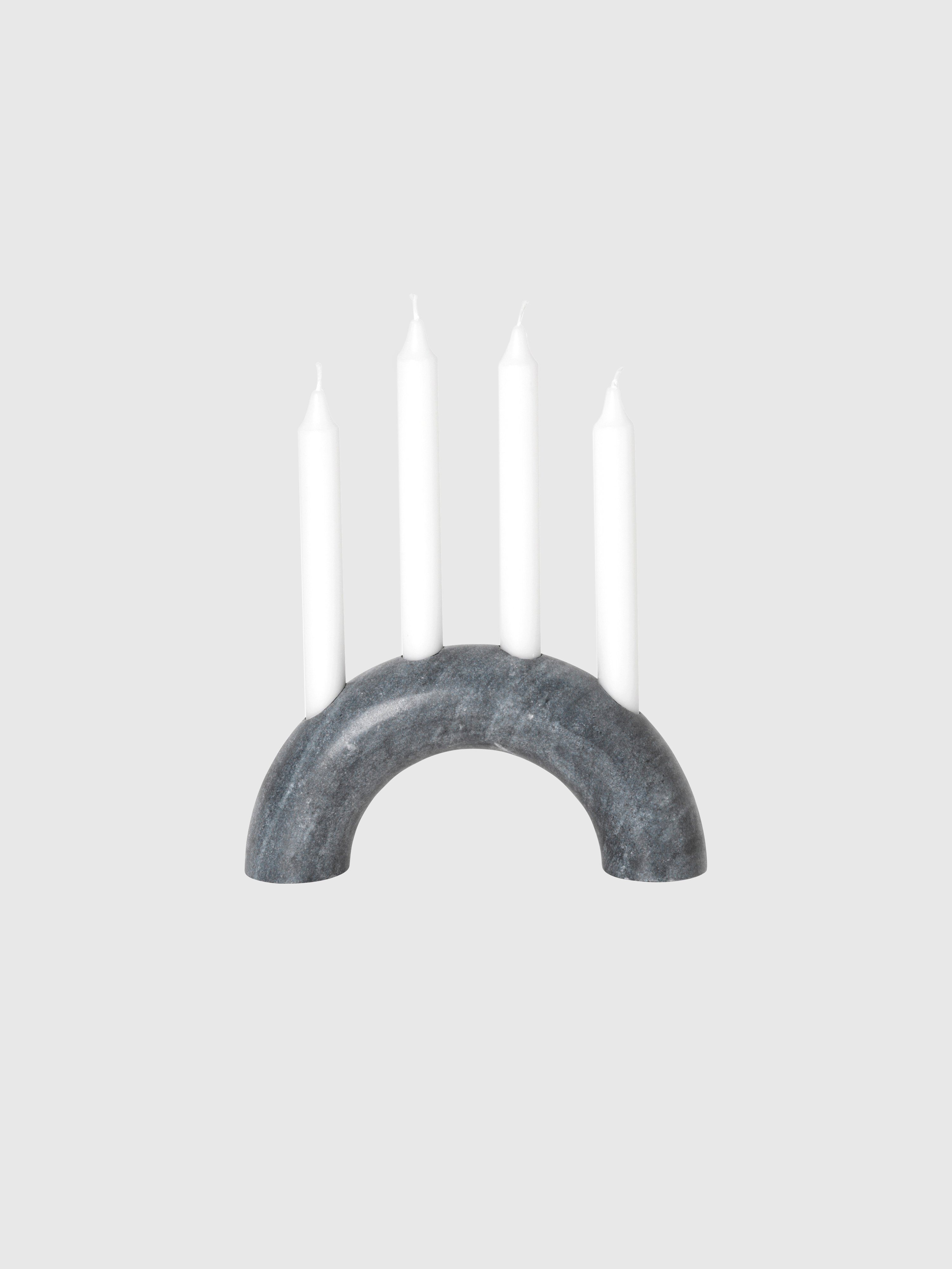FERM LIVING FERM LIVING BOW MARBLE CANDLE HOLDER