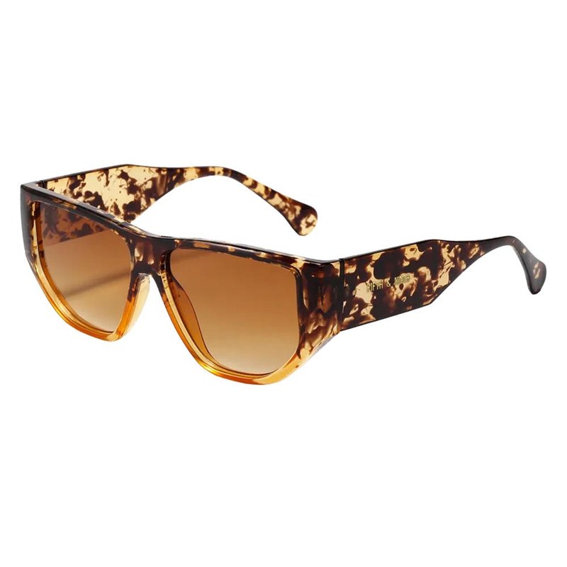 Shop Fifth & Ninth Ash Sunglasses In Brown